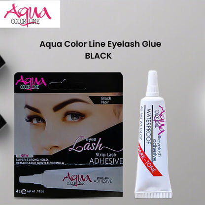 Aqua Color Line Eyelash Glue Black
