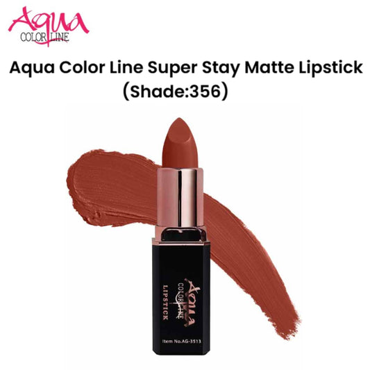 Aqua Color Line Super Stay Matte Lipstick (Shade:356)