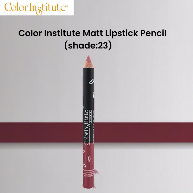 Color Institute Matt Lipstick Pencil (Shade:23)