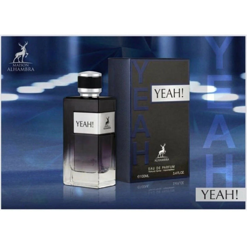Yeah Man Eau de Parfum by Maison Alhambra 100ml Long-Lasting Fresh & Masculine Fragrance