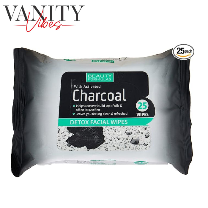 Beauty Formula Charcoal Facial Wipes 25's