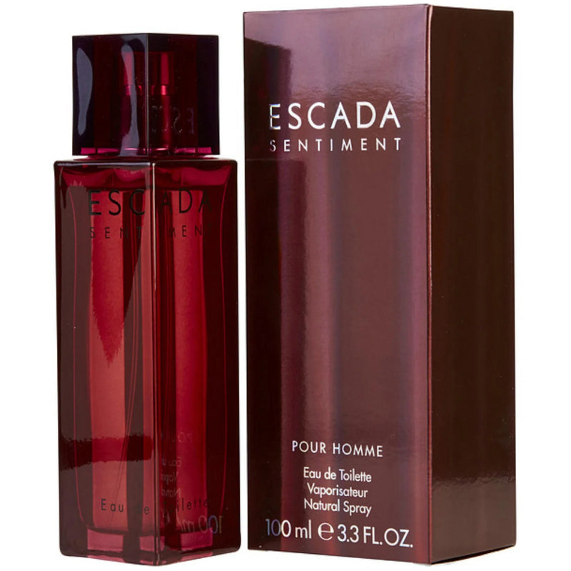 Escada Sentiment Pour Homme Eau de Toilette 100ml Masculine Fresh & Woody Fragrance