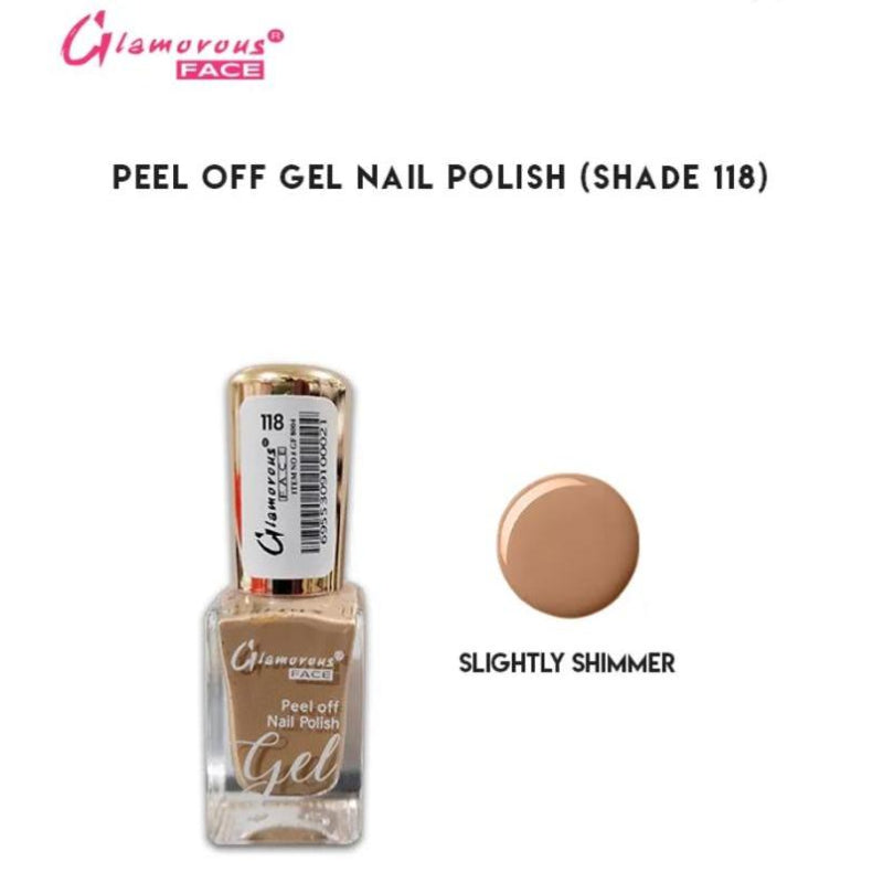 Glamorous Face Gel Peel Off Nail Polish (SHADE 118)