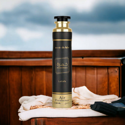 Lattafa Khamrah Air Freshener 300ml - Original Long Lasting Arabic Fragrance Spray