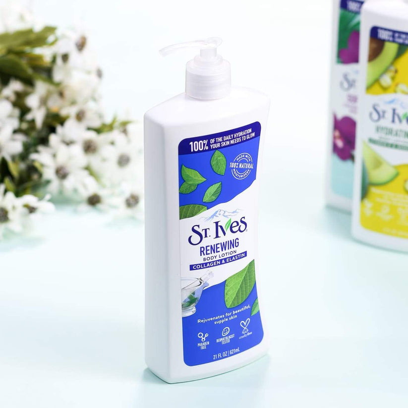 St Ives Renewing Collagen & Elastin Body Lotion Paraben Free 621ml