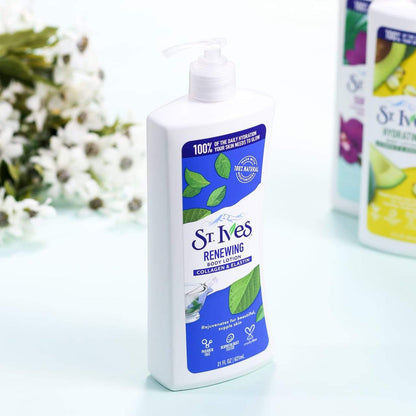 St Ives Renewing Collagen & Elastin Body Lotion Paraben Free 621ml