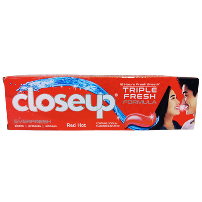 Closeup Everfresh+ Red Hot Toothpaste 100g / 77ml 12-Hour Fresh Breath Triple Fresh Formula