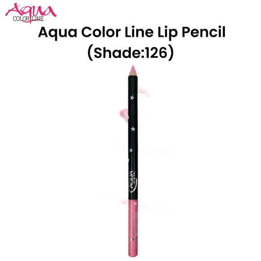Aqua Color Line Lip Pencil (Shade:126)
