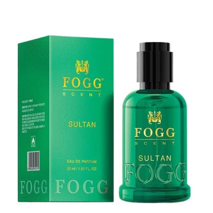 Fogg Scent Sultan Perfume Eau De Parfum 30ml – Long Lasting Bold Fragrance Spray for Men, Compact Travel Size