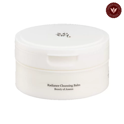 Beauty of Joseon Radiance Cleansing Balm 100ml centered on a clean white background with the Vanity Vibes badge at the top right