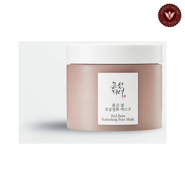 Beauty of Joseon Red Bean Refreshing Pore Mask 140ml centered on a clean white background with the Vanity Vibes badge at the top right
