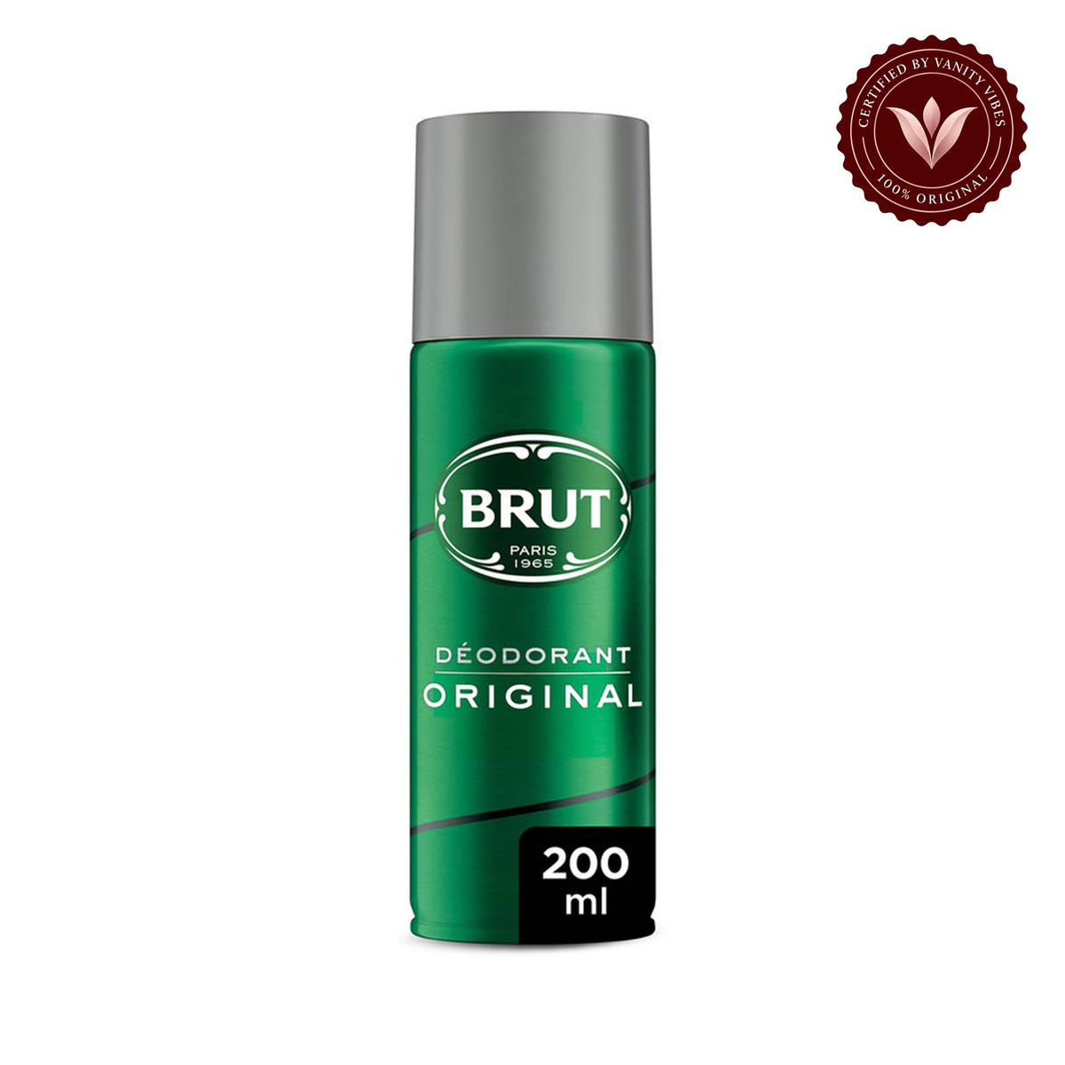 Brut Deodorant Orignal Body Spray for Men 200ml — centered front product photo