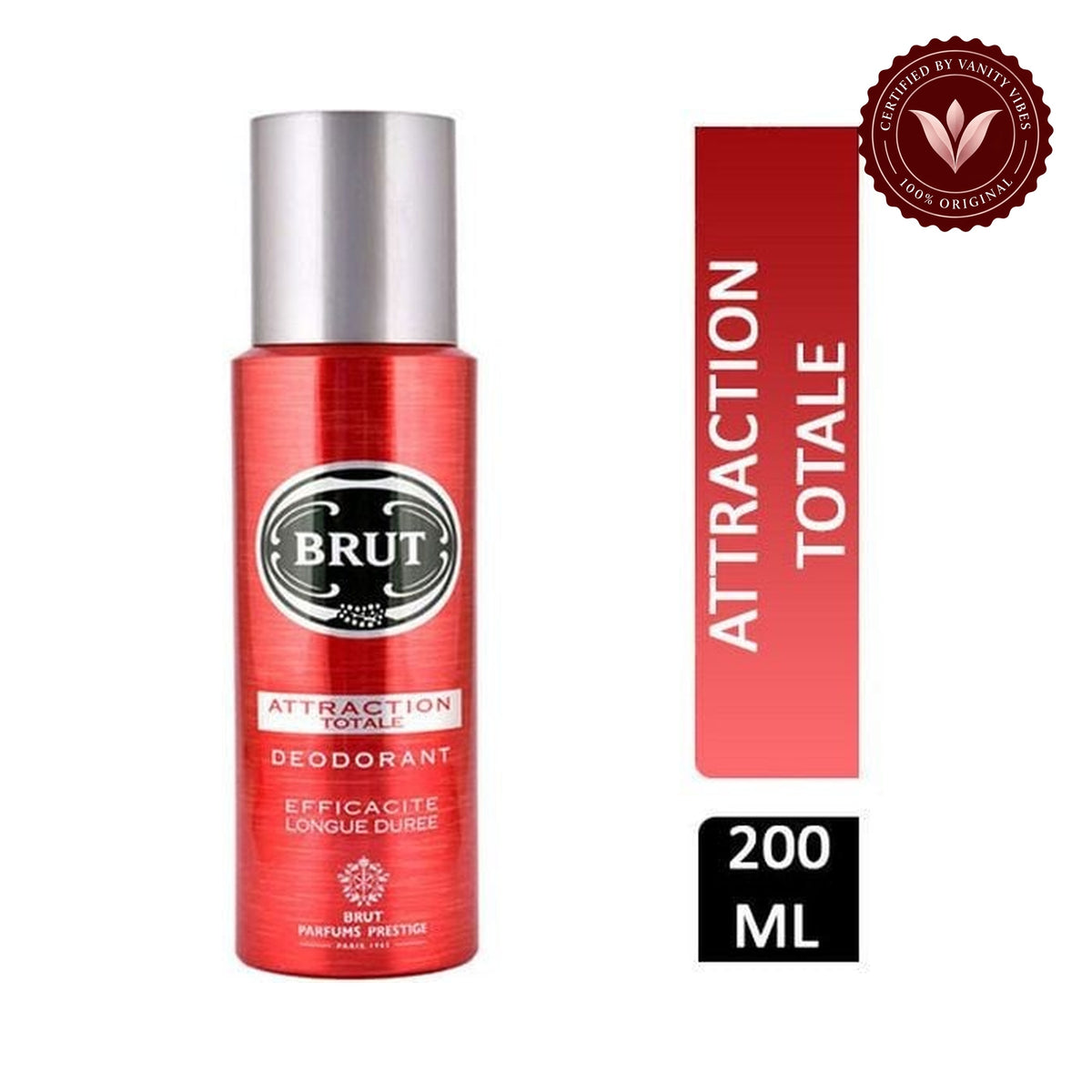 Brut Deodorant Spray Attraction Totale 200Ml — alternate product photo
