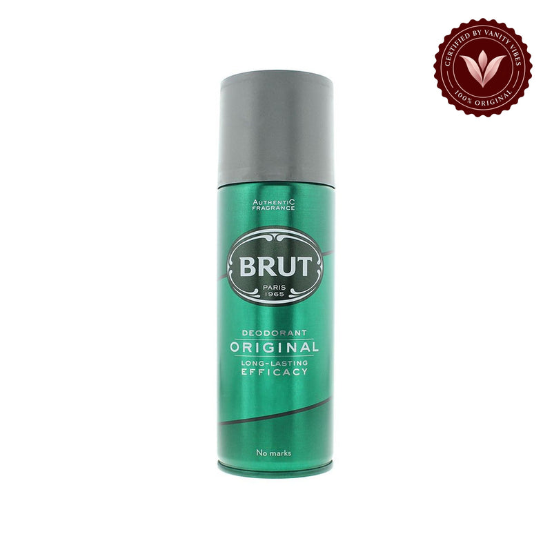 Brut Original Deodorant Body Spray for Men 200ml - Long Lasting Classic Masculine Fragrance Fresh Daily Wear Antiperspirant Spray — alternate product photo