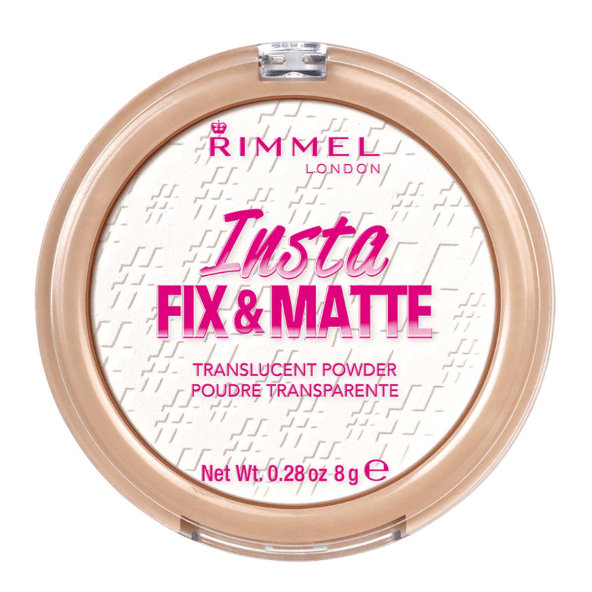 Rimmel Insta Fix And Matte Powder-001 Translucent