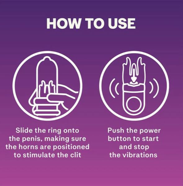 INNO Feel Intense Orgascmic Pure Little Devil Vibrating Ring