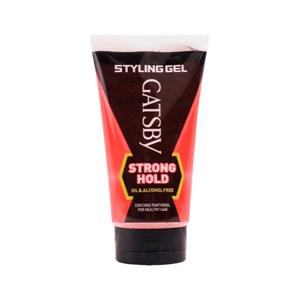 Gatsby Strong Hold Hair Styling Gel 150g – Long Lasting Maximum Hold Gel for Sharp Hairstyles, Wet Look Shine & All Day Stron