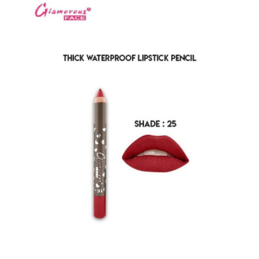 Glamorous Face Thick WaterProof LipStick Pencil (SHADE 25)