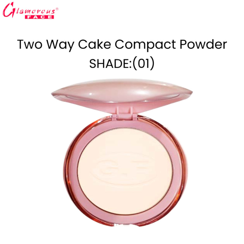 Glamorous Face Two Way Cake Compact Powder (Shade:01)
