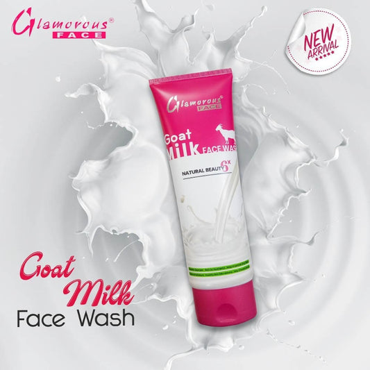 Glamorous Face Whitening Goat Milk Face Wash 100gm