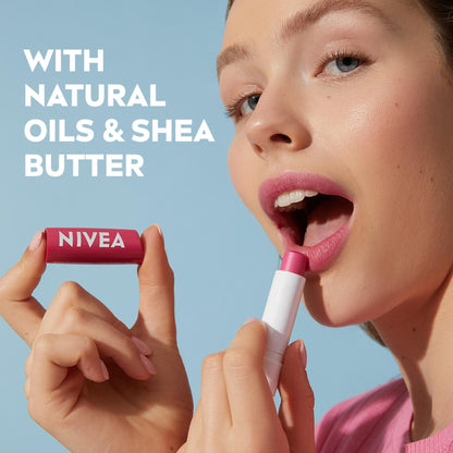 Nivea 24h Moisture D Hydration Watermelon Shine Lip Balm 4.8g