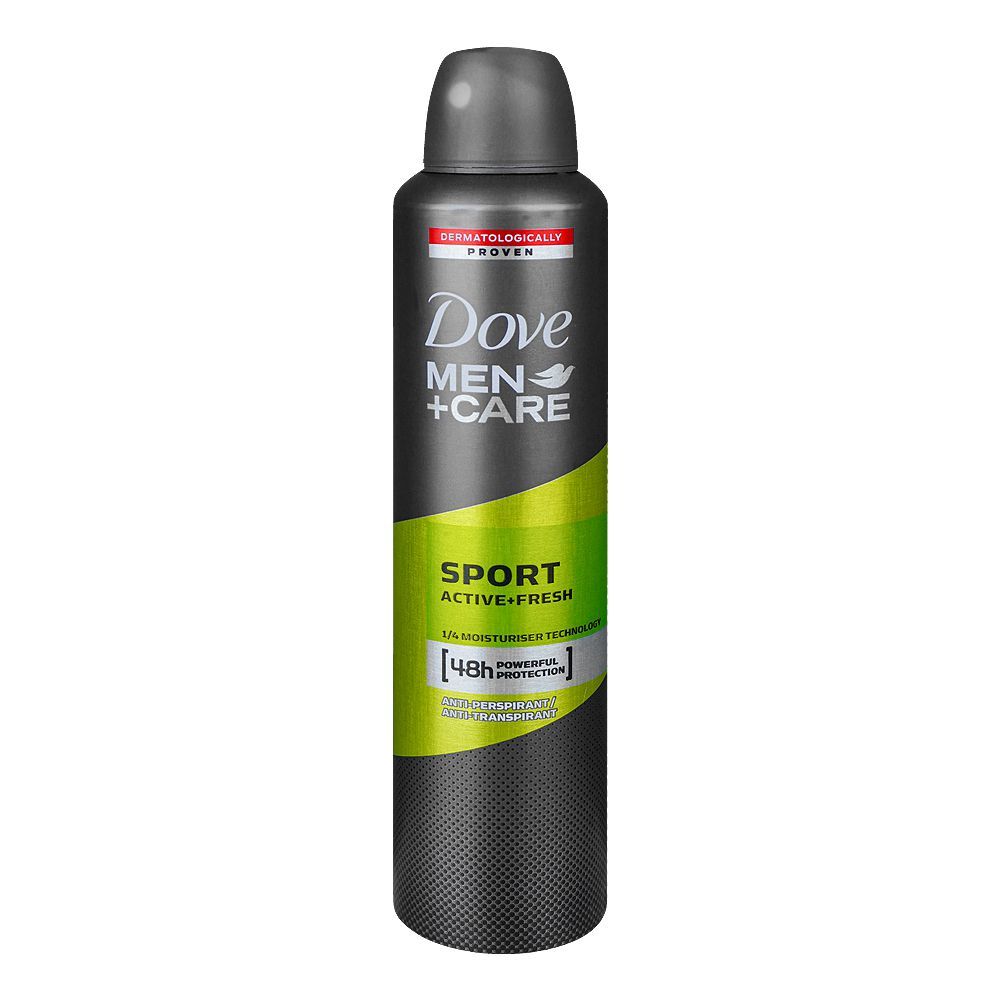Dove Men+Care Sport Active+Fresh Anti-Perspirant Deodorant Spray for Men 250ml