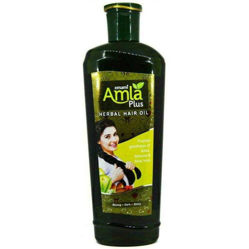 Emami Amla Plus Herbal Hair Oil 200ml - Nourishing Hair Care Oil for Strong, Long, Thick & Healthy Hair Growth & Daily Use