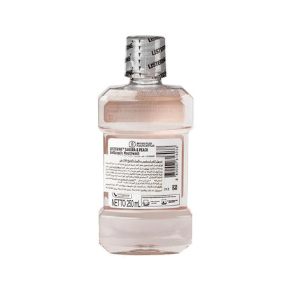Listerine Sakura & Peach Antiseptic Mouthwash 250ml Fresh Breath & Germ Protection