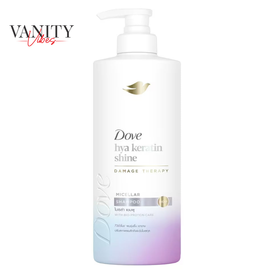 Dove Hya Keratin Shine Damage Therapy Micellar Shampoo 360ml