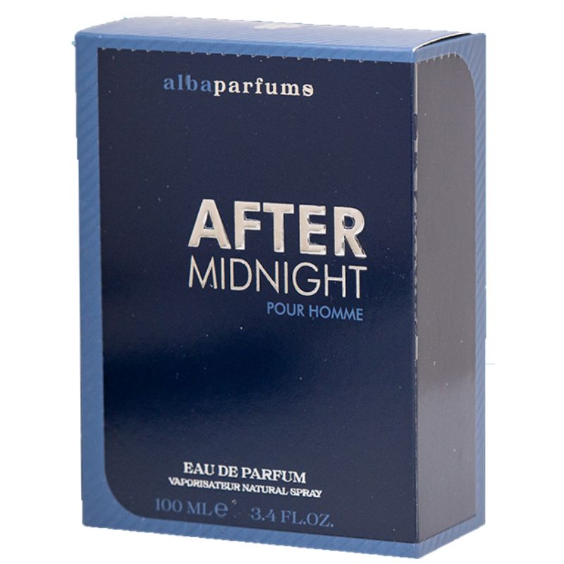 Alba Perfumes Albaparfums After Midnight Pour Homme Eau de Parfum 100ml - Long Lasting Original Bold Masculine Fragrance for 