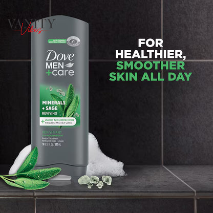Dove Men+Care Mineral + Sage Reviving Body + Face Wash 532-ml