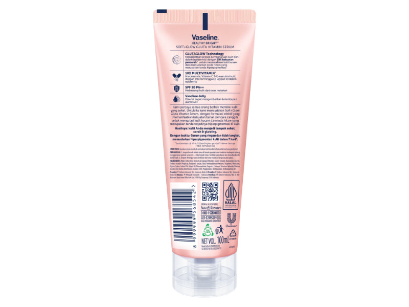 Vaseline Healthy Bright Soft + Glow Gluta Vitamin SPF 20 Serum 180ml