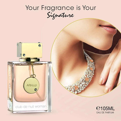 Armaf Club De Nuit Eau de Parfum 105ml for Women - Long Lasting Luxury Floral Perfume Spray Original Authentic Fragrance