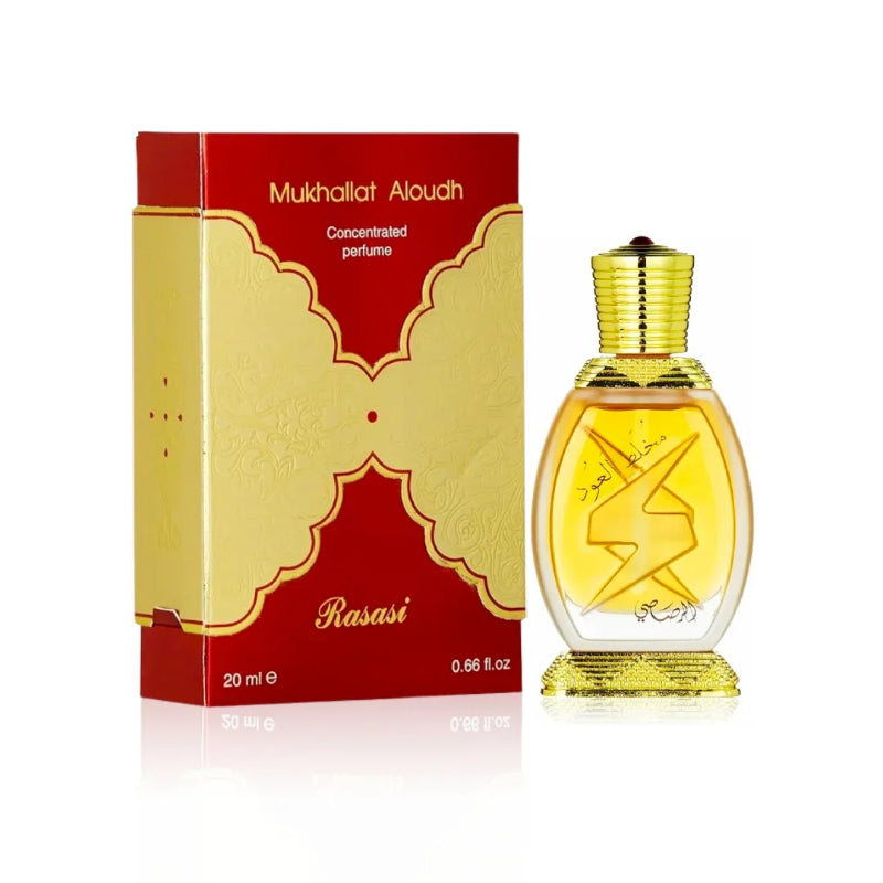 Rasasi Mukhallat Al Oud by Rasasi Attar 20ml for Men & Women