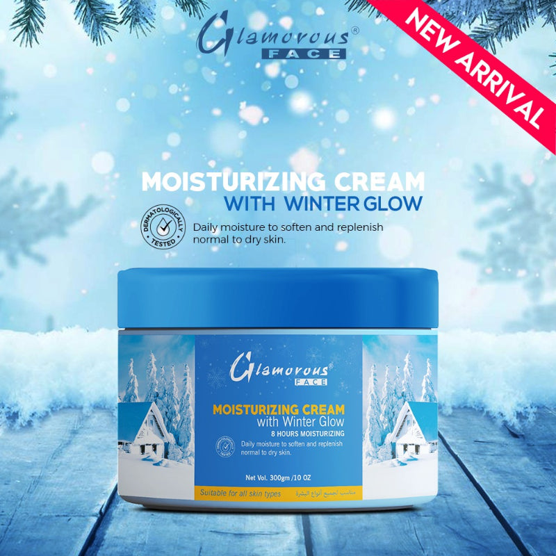 Glamorous Face Moisturizing Cream Jar 300gm (Winter Glow)