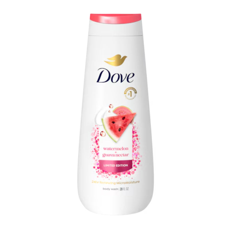 Dove Watermelon & Guava Nectar Body Wash 20 fl oz-591ml