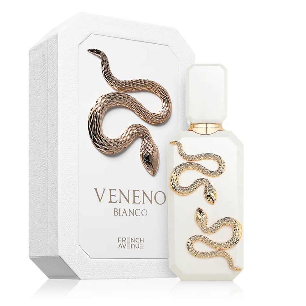 French Avenue Veneno Bianco Eau De Parfum 100ml – Long Lasting Original Elegant Unisex Fragrance for Men & Women