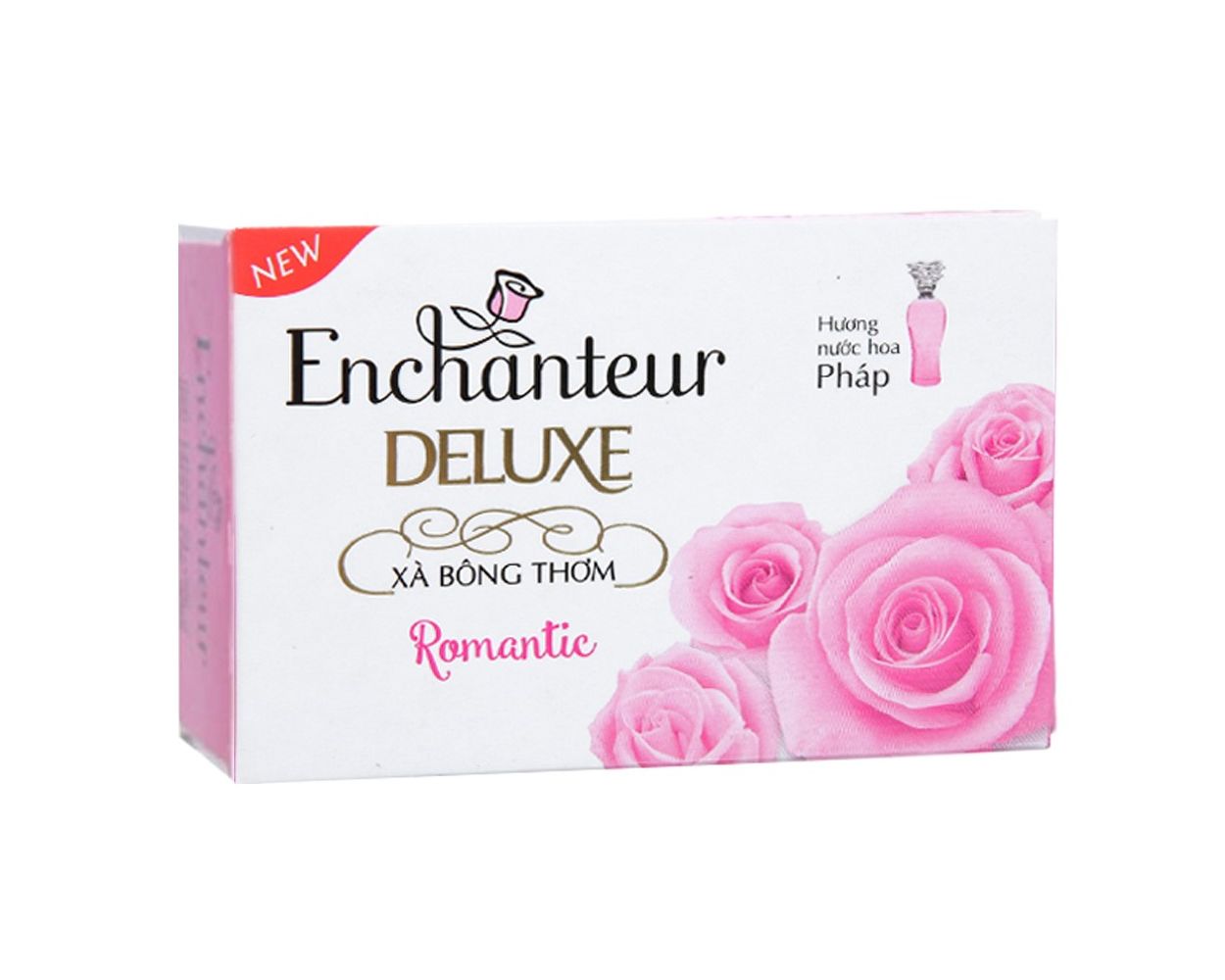 Enchanteur Romantic Deluxe Perfumed Soap 90g - Long Lasting Floral Fragrance Beauty Soap for Soft, Smooth & Fresh Radiant Ski