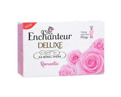 Enchanteur Romantic Deluxe Perfumed Soap 90g - Long Lasting Floral Fragrance Beauty Soap for Soft, Smooth & Fresh Radiant Ski