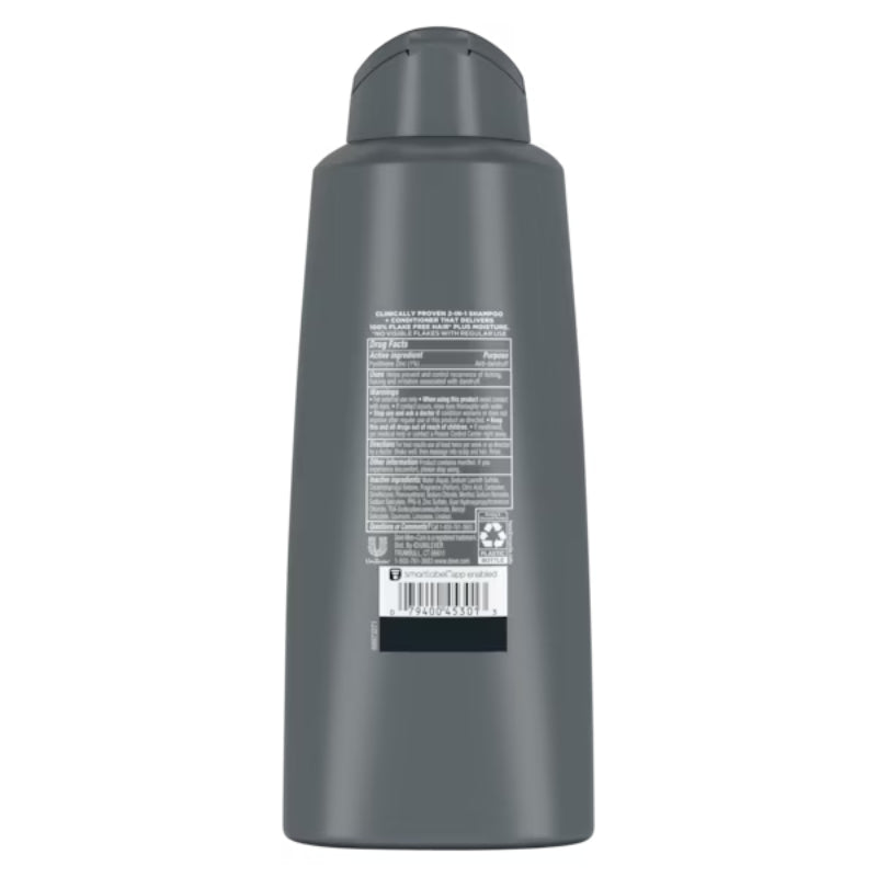Dove Men+Care Anti-Dandruff + Pyrithione Zinc 2-in-1 Shampoo & Conditioner 603ml Moisturizing Hair & Scalp