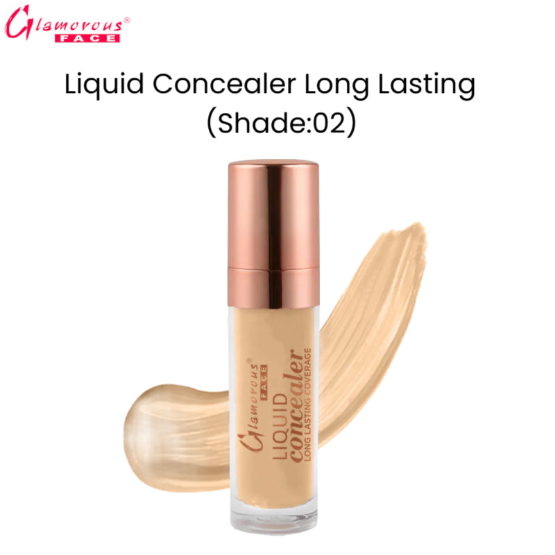 Glamorous Face Liquid Concealer Long Lasting (Shade:02)