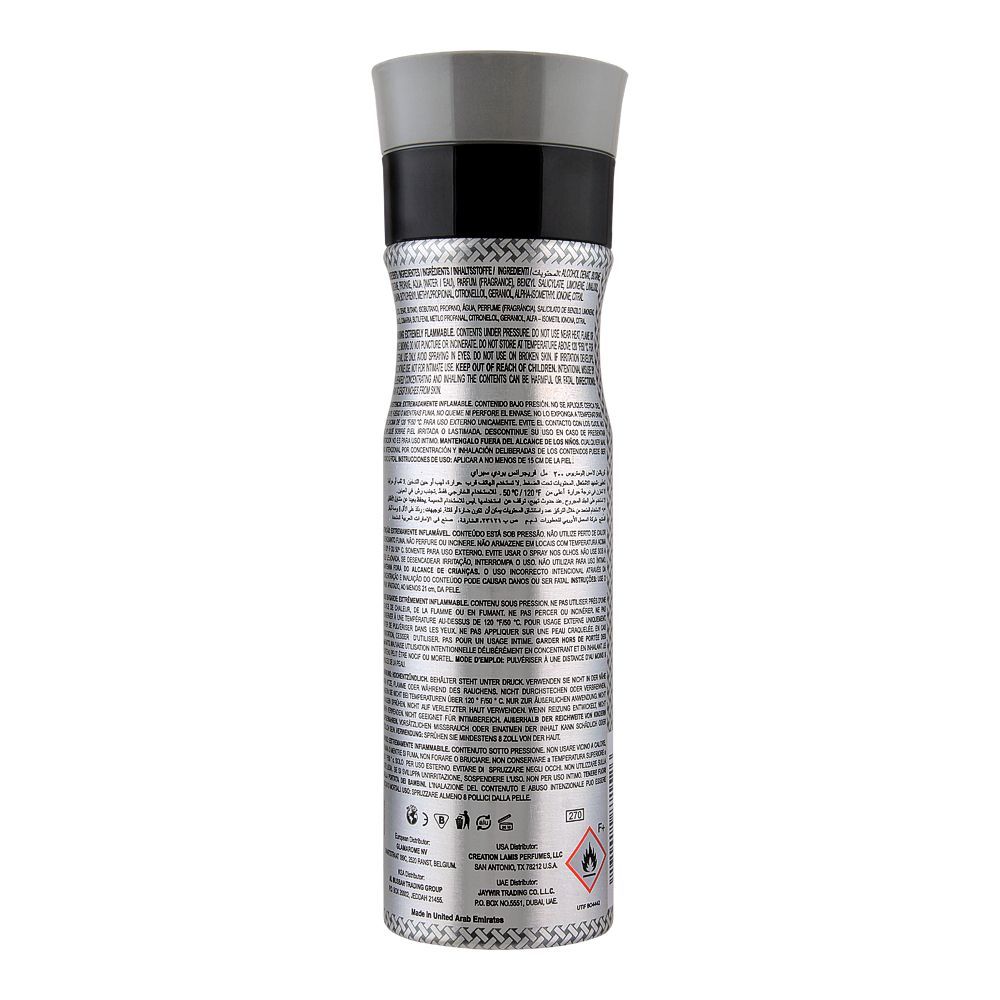 Lamis Creation Illustrious Body Spray 200ml – Long Lasting Fragrance Deodorant Mist for Men & Women, Fresh & Elegant Scent