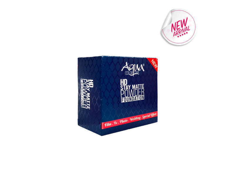 Aqua Color Line Hd Stay Matte Powder Foundation F1