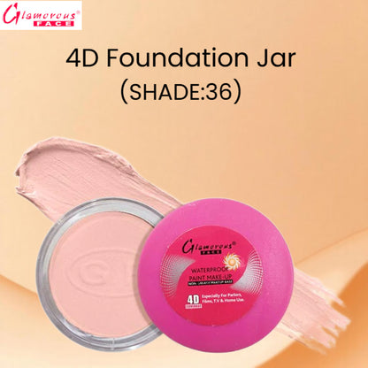 Glamorous Face 4D Foundation Jar (Shade:36)