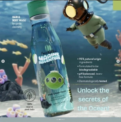 Oriflame Cosmetics Love Nature Marine Adventure Hair & Body Wash 250ml