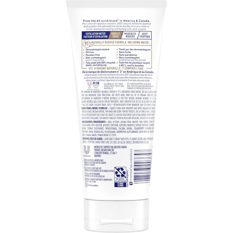 St. Ives Gentle Smoothing Oatmeal Facial Scrub & Mask 150g