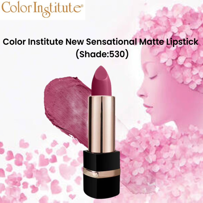 Color Institute New Sensational Matte Lipstick (Shade:530)