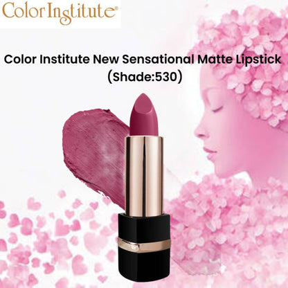 Color Institute New Sensational Matte Lipstick (Shade:530)