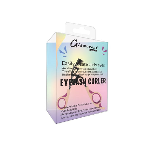 Glamorous Face Pro Lash Curler With Silicone Rubber (purple&pink)