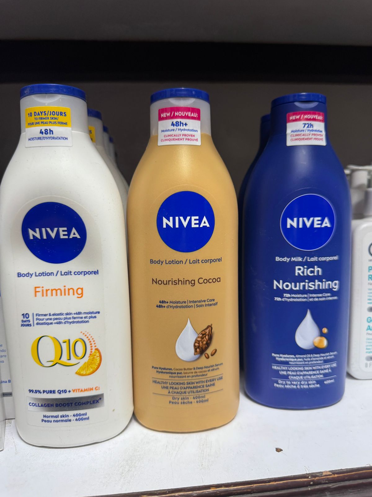 Nivea Q10 Firming Body Lotion 400ml 99.5% Pure Q10 Plus Vitamin C